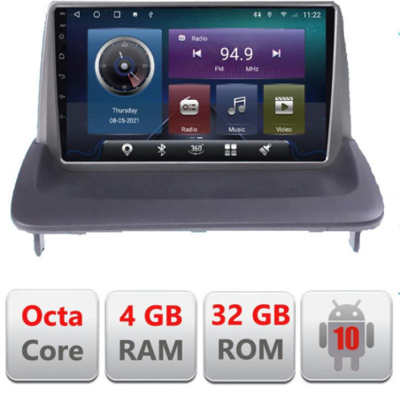 Navigatie dedicata Volvo C40 C30 S40 C70 V50 C-C40 Octa Core cu Android Radio Bluetooth Internet GPS WIFI 4+32GB