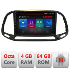 Navigatie dedicata Fiat Doblo 2015-2018 E-DOBLO15 Octa Core cu Android Radio Bluetooth Internet GPS WIFI DSP 4+64GB 4G