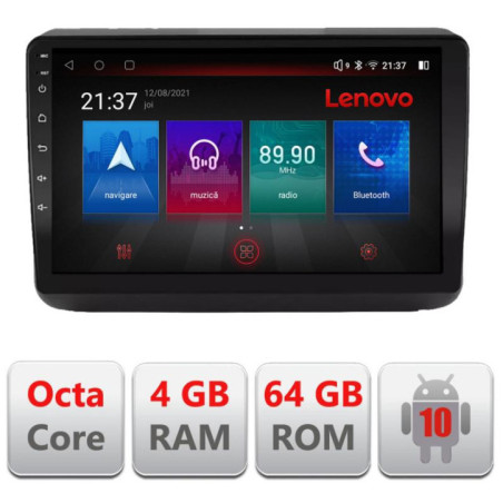 Navigatie dedicata Jeep Grand Cherokee 2014-2019 E-JGG Octa Core cu Android Radio Bluetooth Internet GPS WIFI DSP 4+64GB 4G