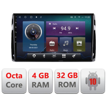 Navigatie dedicata Skoda Kodiaq C-KODIAQ Octa Core cu Android Radio Bluetooth Internet GPS WIFI 4+32GB