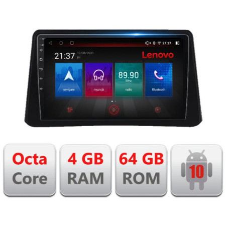 Navigatie dedicata Opel Mokka 2012-2016 E-MOKKA1 Octa Core cu Android Radio Bluetooth Internet GPS WIFI DSP 4+64GB 4G