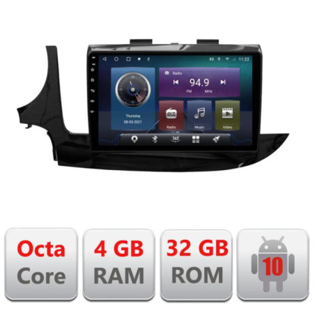 Navigatie dedicata Opel Mokka 2016- C-MOKKA2 Octa Core cu Android Radio Bluetooth Internet GPS WIFI 4+32GB