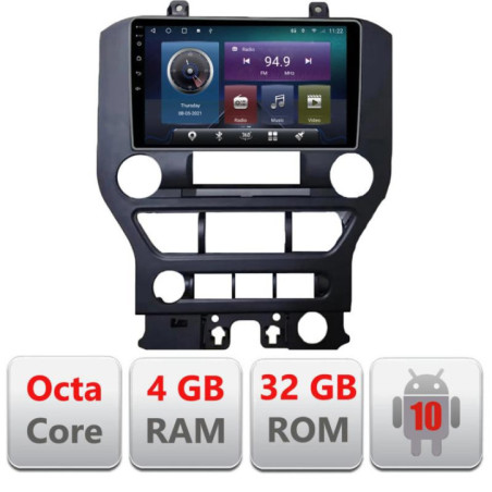 Navigatie dedicata Ford Mustang 2015-2020 C-MUSTANG Octa Core cu Android Radio Bluetooth Internet GPS WIFI 4+32GB