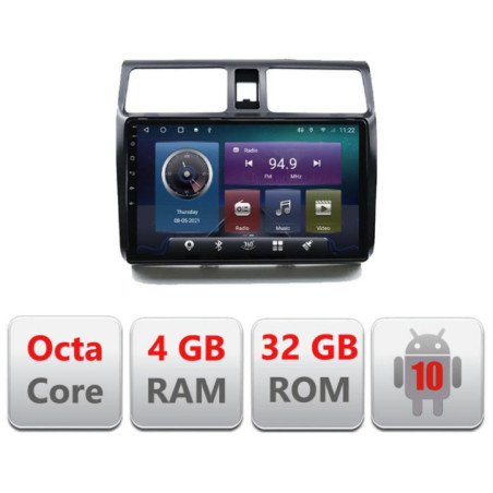 Navigatie dedicata Suzuki Swift 2003-2010 C-swift Octa Core cu Android Radio Bluetooth Internet GPS WIFI 4+32GB