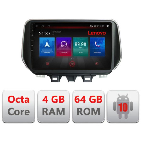 Navigatie dedicata Hyundai Tucson 2019- E-1135 Octa Core cu Android Radio Bluetooth Internet GPS WIFI DSP 4+64GB 4G