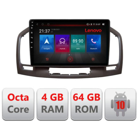 Navigatie dedicata Opel Insignia 2009-2013 E-114 Octa Core cu Android Radio Bluetooth Internet GPS WIFI DSP 4+64GB 4G