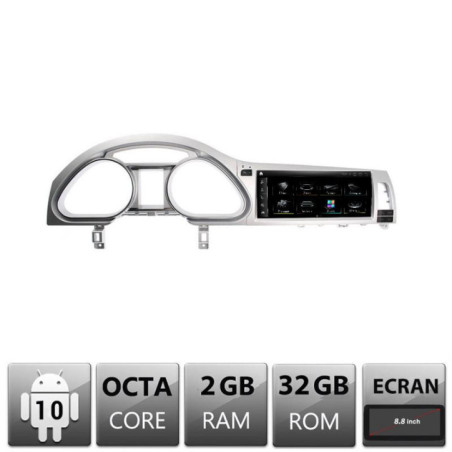 Navigatie dedicata Audi A6 MMI3G High EDT-A6-3G-QUAD ecran 8.8" Android Gps Internet Bluetooth USB Video Qualcomm 2 GB + 32 GB