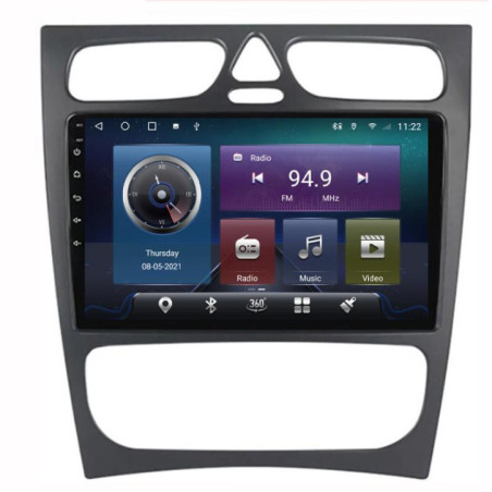 Navigatie dedicata Mercedes CLK C W203 C-clk Octa Core cu Android Radio Bluetooth Internet GPS WIFI 4+32GB