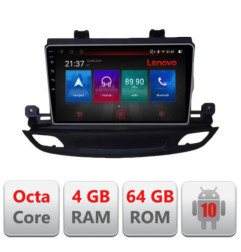 Navigatie dedicata Opel Insignia 2018- E-insignia19 Octa Core cu Android Radio Bluetooth Internet GPS WIFI DSP 4+64GB 4G