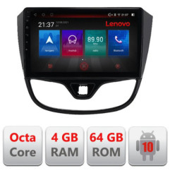 Navigatie dedicata Opel Karl 2017- E-karl Octa Core cu Android Radio Bluetooth Internet GPS WIFI DSP 4+64GB 4G