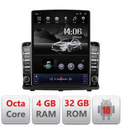 Navigatie dedicata Opel Antara G-019 ecran tip TESLA 9.7" cu Android Radio Bluetooth Internet GPS WIFI 4+32GB DSP 4G Octa Core
