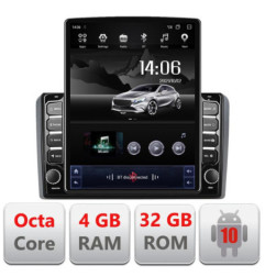 Navigatie dedicata Audi A3 8P G-049 ecran tip TESLA 9.7" cu Android Radio Bluetooth Internet GPS WIFI 4+32GB DSP 4G Octa Core