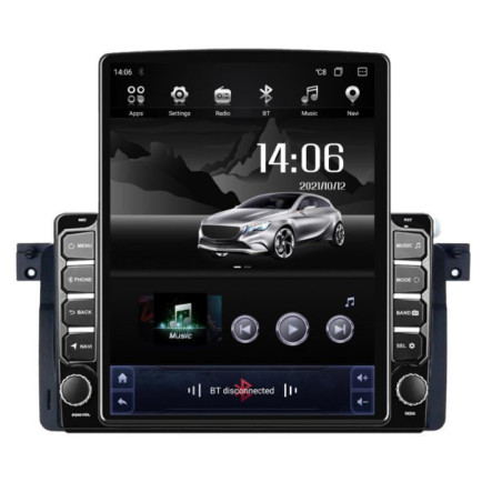 Navigatie dedicata BMW Seria 3 E46 G-052 ecran tip TESLA 9.7" cu Android Radio Bluetooth Internet GPS WIFI 4+32GB DSP 4G Octa C