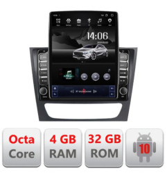 Navigatie dedicata Mercedes W211 W219 G-090 ecran tip TESLA 9.7" cu Android Radio Bluetooth Internet GPS WIFI 4+32GB DSP 4G Oct