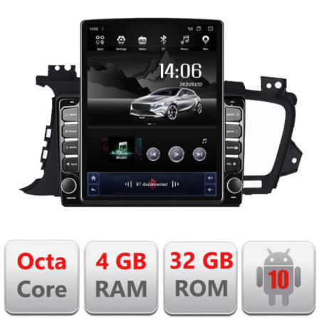 Navigatie dedicata Kia Optima 2011-2013 G-091 ecran tip TESLA 9.7" cu Android Radio Bluetooth Internet GPS WIFI 4+32GB DSP 4G O