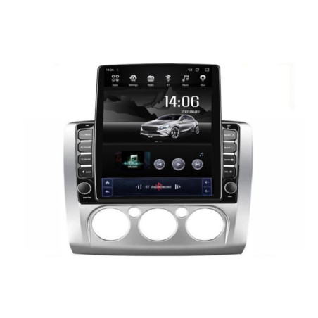 Navigatie dedicata Ford Focus clima manuala G-140-manual ecran tip TESLA 9.7" cu Android Radio Bluetooth Internet GPS WIFI 4+32