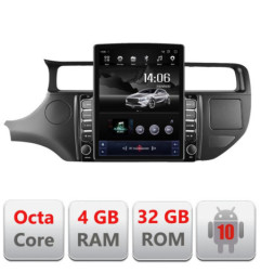 Navigatie dedicata Kia Rio 2012- G-204 ecran tip TESLA 9.7" cu Android Radio Bluetooth Internet GPS WIFI 4+32GB DSP 4G Octa Cor