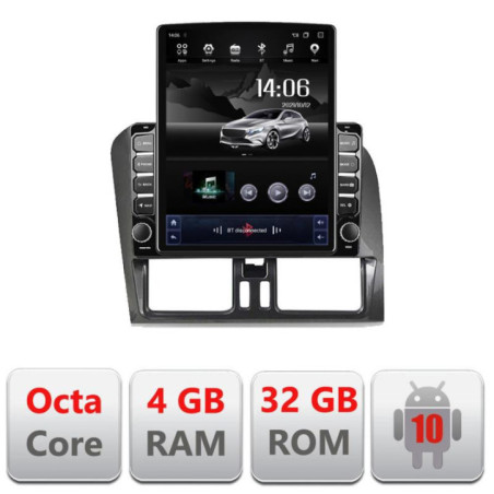 Navigatie dedicata Volvo XC60 G-272 ecran tip TESLA 9.7" cu Android Radio Bluetooth Internet GPS WIFI 4+32GB DSP 4G Octa Core