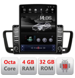 Navigatie dedicata Peugeot 508 G-5637 ecran tip TESLA 9.7" cu Android Radio Bluetooth Internet GPS WIFI 4+32GB DSP 4G Octa Core