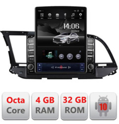 Navigatie dedicata Hyundai Elantra 2015-2018 G-581 ecran tip TESLA 9.7" cu Android Radio Bluetooth Internet GPS WIFI 4+32GB DSP