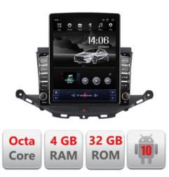 Navigatie dedicata Opel Astra K G-ASTRAK ecran tip TESLA 9.7" cu Android Radio Bluetooth Internet GPS WIFI 4+32GB DSP 4G Octa C