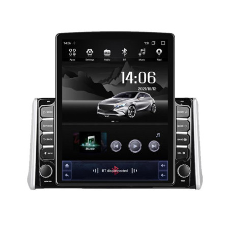 Navigatie dedicata Toyota Rav4 2018- G-RAV4 ecran tip TESLA 9.7" cu Android Radio Bluetooth Internet GPS WIFI 4+32GB DSP 4G Oct