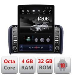 Navigatie dedicata Volvo S80 2004-2006 G-S80 ecran tip TESLA 9.7" cu Android Radio Bluetooth Internet GPS WIFI 4+32GB DSP 4G Oc