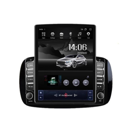 Navigatie dedicata Smart For Two 2015- G-Smart15 ecran tip TESLA 9.7" cu Android Radio Bluetooth Internet GPS WIFI 4+32GB DSP 4