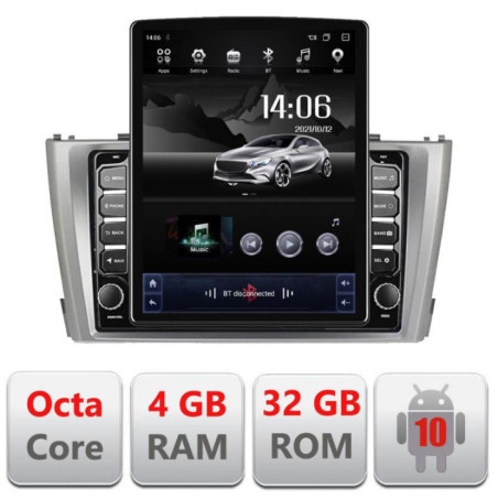 Navigatie dedicata Toyota Avensis 2009-2015 G-TY12 ecran tip TESLA 9.7" cu Android Radio Bluetooth Internet GPS WIFI 4+32GB DSP