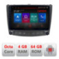 Navigatie dedicata  Lexus IS  2005-2011 E- IS Octa Core cu Android Radio Bluetooth Internet GPS WIFI DSP 4+64GB 4G
