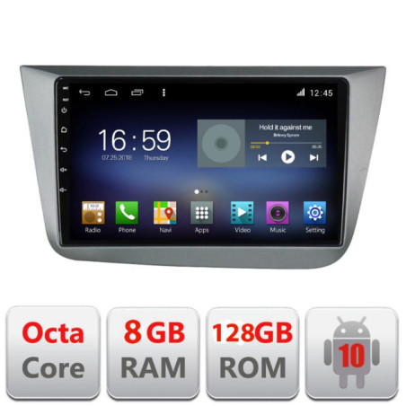 Navigatie dedicata Seat Leon 2005-2012 F-leon05 Octa Core cu Android Radio Bluetooth Internet GPS WIFI DSP 8+128GB 4G