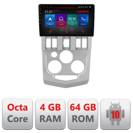 Navigatie dedicata Dacia Logan 1 2003-2010 E-logan Octa Core cu Android Radio Bluetooth Internet GPS WIFI DSP 4+64GB 4G