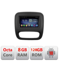 Navigatie dedicata Renault Trafic 2014-2017 F-rt09 Octa Core cu Android Radio Bluetooth Internet GPS WIFI DSP 8+128GB 4G