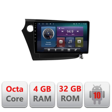 Navigatie dedicata Honda Insight 2009-2014 C-insight Octa Core cu Android Radio Bluetooth Internet GPS WIFI 4+32GB