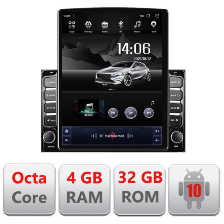 Navigatie dedicata Toyota Auris 2007-2013 H-auris-2013 ecran tip TESLA 9.7" cu Android Radio Bluetooth Internet GPS WIFI 4+32GB