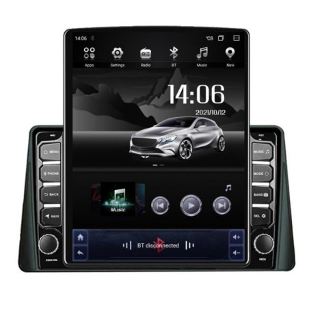 Navigatie dedicata Ford Focus 4 H-focus4 ecran tip TESLA 9.7" cu Android Radio Bluetooth Internet GPS WIFI 4+32GB DSP 4G Octa C