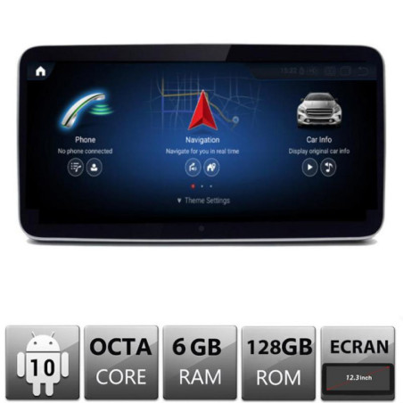 Navigatie dedicata Mercedes GLE GLS NTG5 EDT-B1093N-V3 ecran 12.3" Android Gps Internet Bluetooth USB Video Qualcomm 6 GB + 128