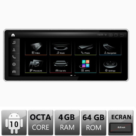 Navigatie dedicata Audi Q5 A5 MMI3G High EDT-Q5-MMI3G ecran 8.8" Android Gps Internet Bluetooth USB Video Qualcomm 4 GB + 64 GB