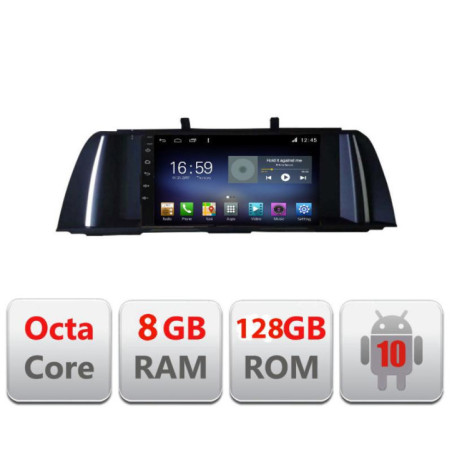 Navigatie dedicata Seria 5 F10 2010-2012 CIC Octa Core cu Android Radio Bluetooth Internet GPS WIFI DSP 8+128GB 4G Kit-f10-cic+