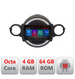 Navigatie dedicata Mini 2007-2011 Octa Core cu Android Radio Bluetooth Internet GPS WIFI DSP 4+64GB 4G Kit-mini-01+EDT-E509-PRO