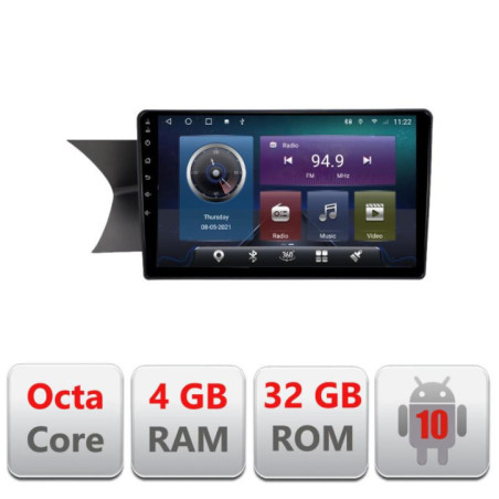 Navigatie dedicata Mercedes C W204 NTG4.5 2012-2015 Octa Core cu Android Radio Bluetooth Internet GPS WIFI 4+32GB 4+32 Kit-w204