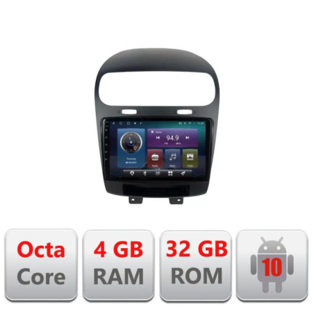 Navigatie dedicata Fiat Freemont Dodge Journey 2012-2019 Android radio gps internet Octa core 4+32 Kit-freemont+EDT-E409