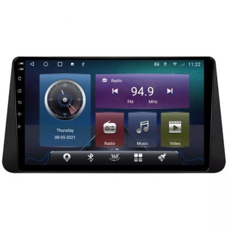 Navigatie dedicata Nissan Micra intre anii 2014-2019 Android radio gps internet Octa core 4+32 Kit-micra+EDT-E409
