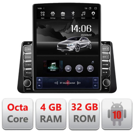 Navigatie dedicata Nissan Micra intre anii 2014-2019 Android radio gps internet Lenovo Octa Core 4+64 LTE Kit-micra+EDT-E709