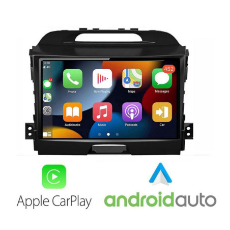 Sistem Multimedia MP5 Kia Sportage 2010- J-325 Carplay Android Auto Radio Camera USB