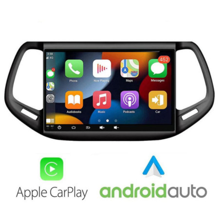 Sistem Multimedia MP5 Jeep Compass 2017 J-739 Carplay Android Auto Radio Camera USB