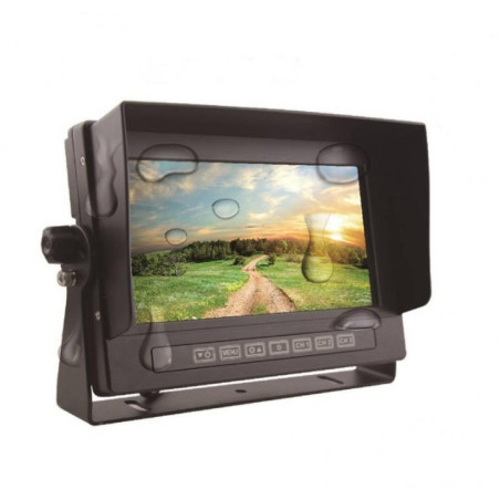 Edotec EDT-CM708W Monitor cu ecran digital TFT 7" pentru dube si camioane