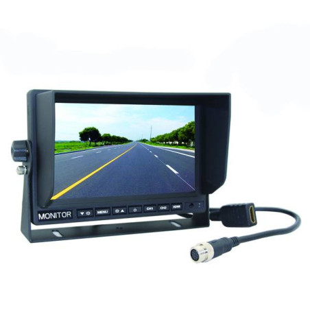 Edotec EDT-CM709M-HDMI Monitor cu ecran digital TFT 7" pentru dube si camioane