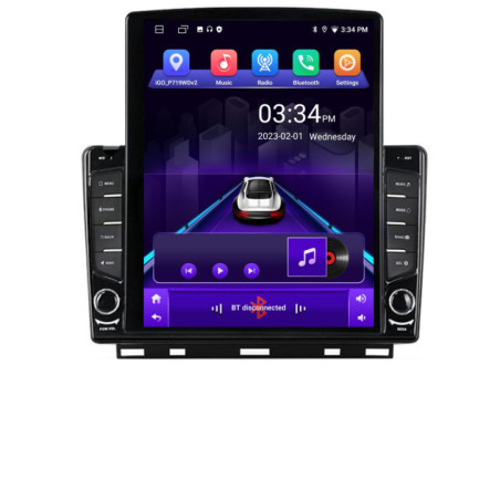 Navigatie dedicata Renault Clio 5 ecran tip TESLA 9.7" cu Android Radio Bluetooth Internet GPS WIFI 2+32 DSP Quad Core