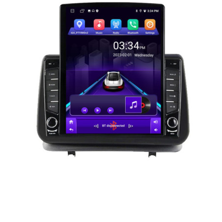 Navigatie dedicata Renault Clio 3 2005-2013  ecran tip TESLA 9.7" cu Android Radio Bluetooth Internet GPS WIFI 2+32 DSP Quad Co